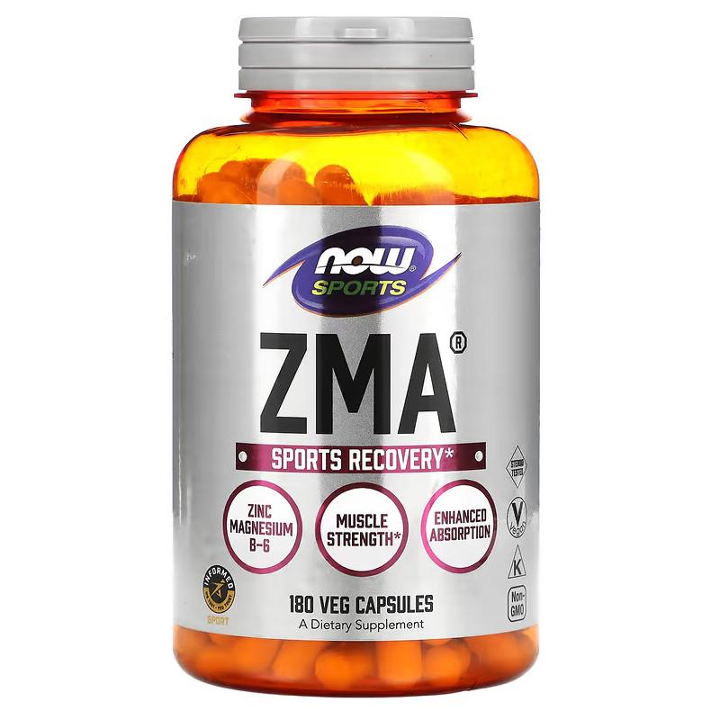 Натуральная добавка Now Foods ZMA 180 капсул
