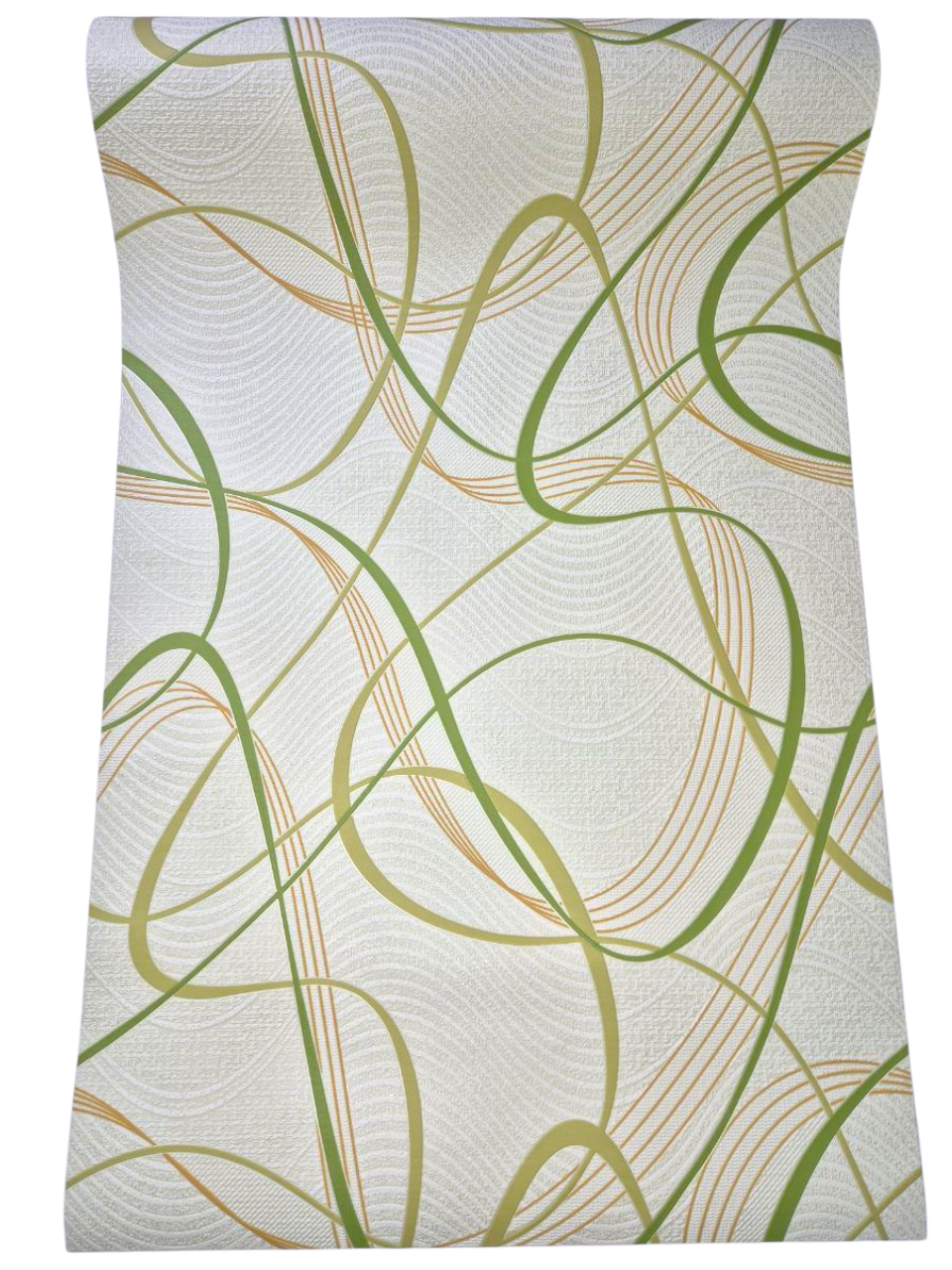 Шпалери вінілові 5767-04 з абстрактними зеленими лініями для кухні/коридору/вітальні 10,05x0,53 м Бежевий (2564189473) - фото 4 Шпалери вінілові 5767-04 з абстрактними зеленими лініями для кухні/коридору/вітальні 10,05x0,53 м Бежевий (2564189473) - фото 4