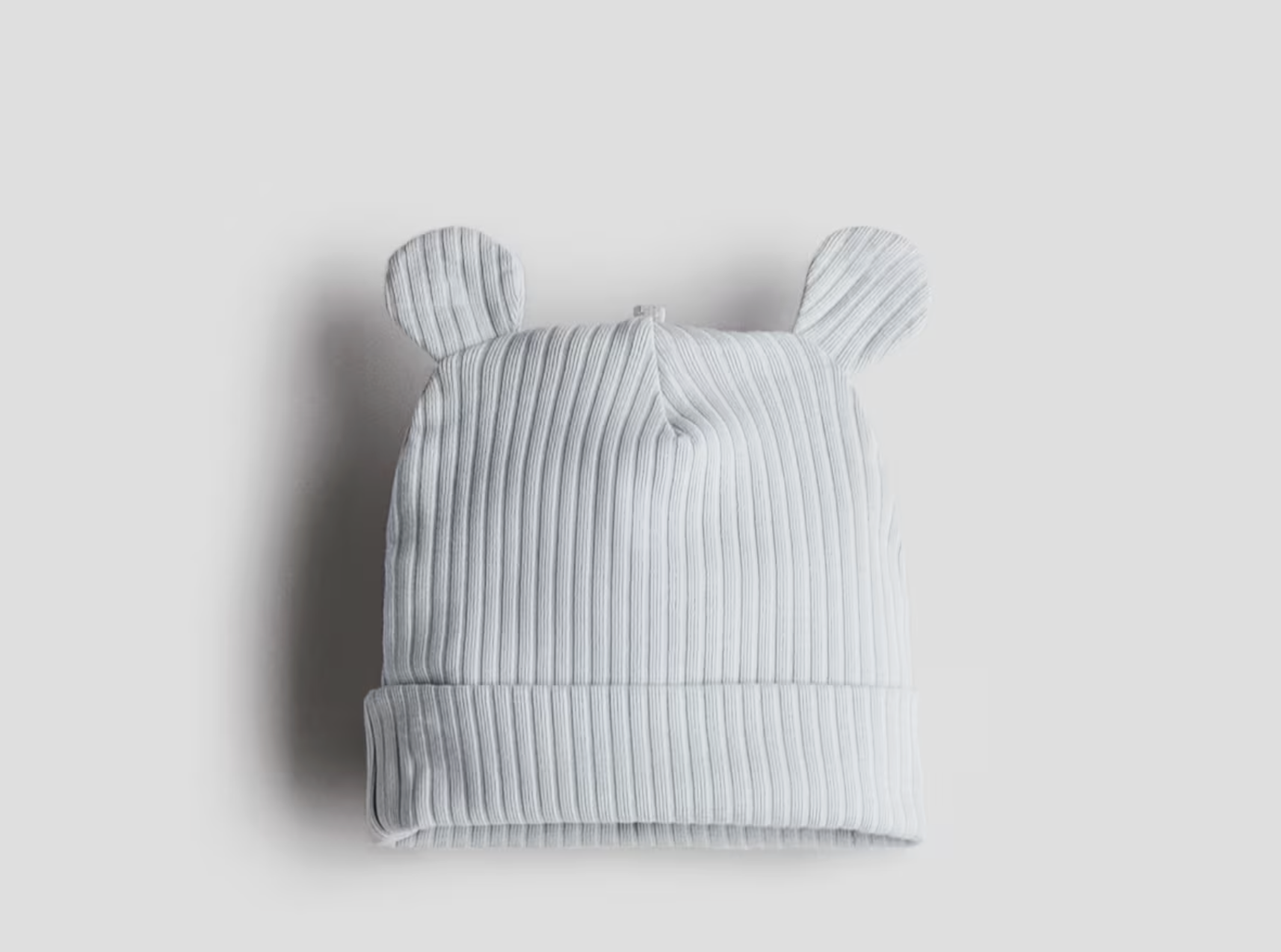 Шапка рубчик 56 см Голубой (979605ОА)