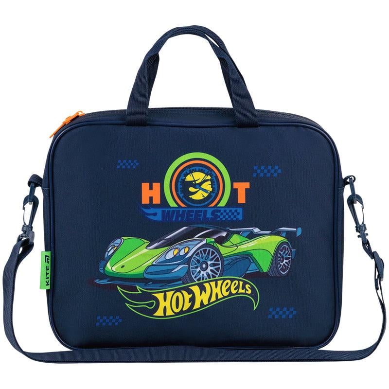 Школьная текстильная сумка KITE Hot Wheels (HW26-589)