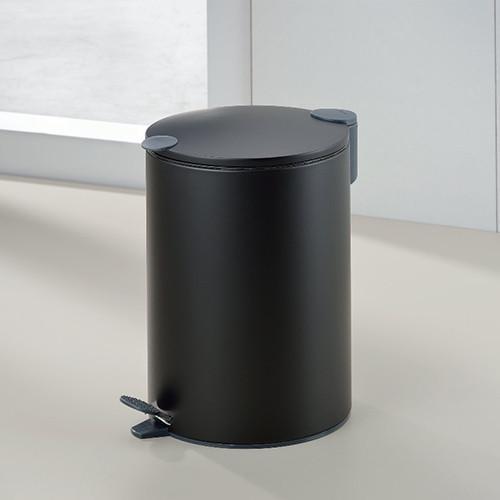 Ведро с педалью и крышкой Kela Mats металлическое 12 л Черный (10642) - фото 3 Ведро с педалью и крышкой Kela Mats металлическое 12 л Черный (10642) - фото 3