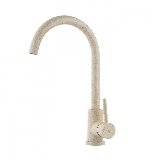 Смеситель кухонный Lambert Round LR3008SW Бежевый