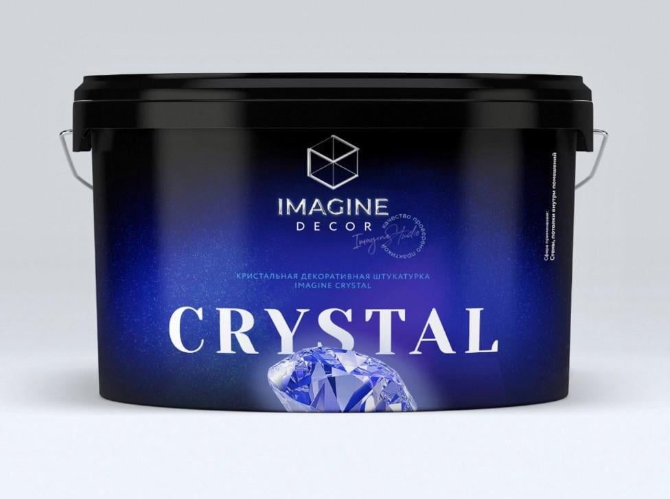 Декоративна штатурка перламутрова Imagine Decor Crystal 1 кг (22443095)