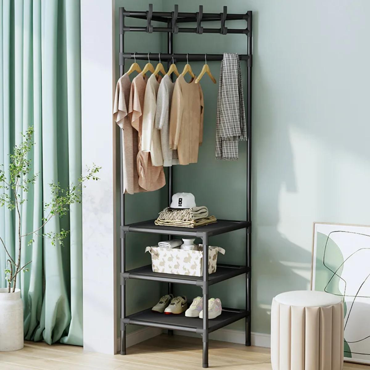 Вішалка кутова для одягу та взуття Corner coat rack (397 CR) - фото 2