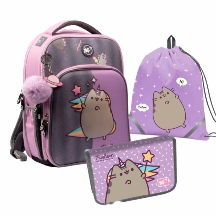 Набор школьный рюкзак/пенал/сумка Yes S-78 Pusheen (559394К)