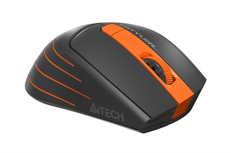 Компьютерная мышка беспроводная A4Tech FG30 Black/Orange (26449375) - фото 5 Компьютерная мышка беспроводная A4Tech FG30 Black/Orange (26449375) - фото 5