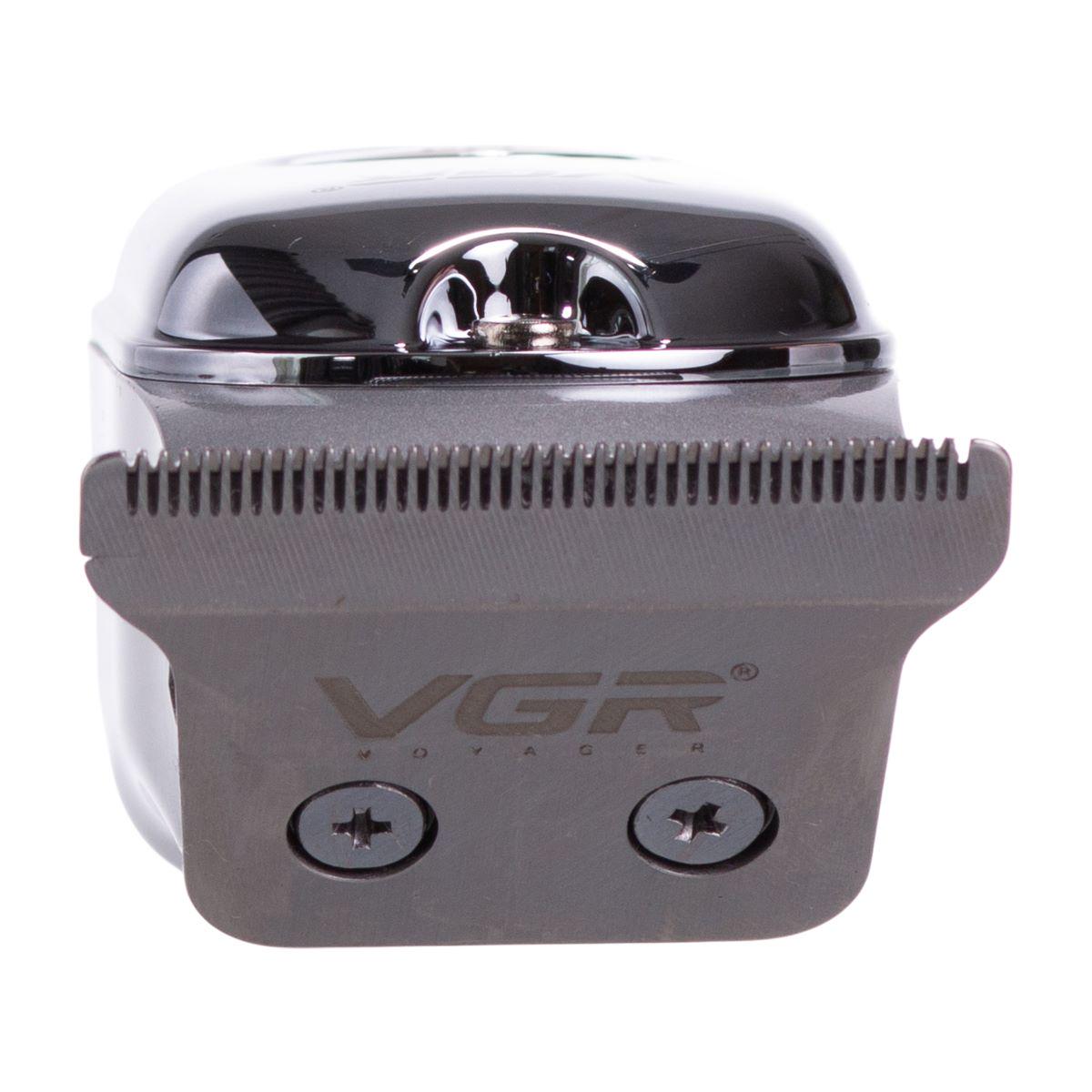 Машинка для стрижки VGR V-071 аккумуляторная Серебристый (7357) - фото 15