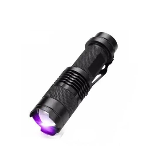 Ліхтарик ультрафіолетовий 365нм 5 W Чорний (UV395)