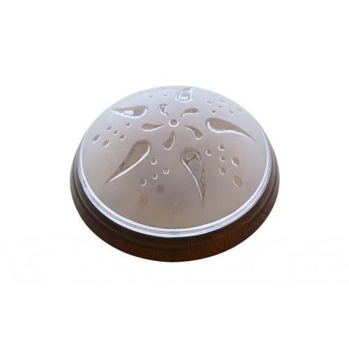 Світильник пластиковий HOROZ ELECTRIC УФО Роза Вітрів Е27 230V IP20 Горіх (400-231-101)