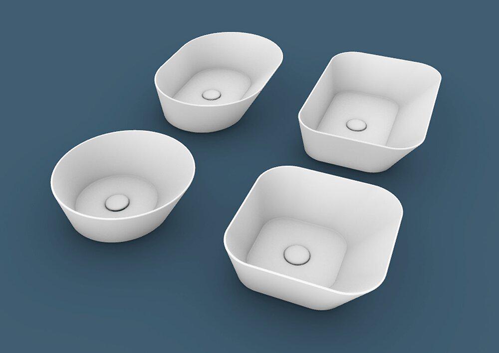 Умывальник накладной Simas Wave WA03 420x420x165 мм Белый (184684) - фото 2 Умывальник накладной Simas Wave WA03 420x420x165 мм Белый (184684) - фото 2