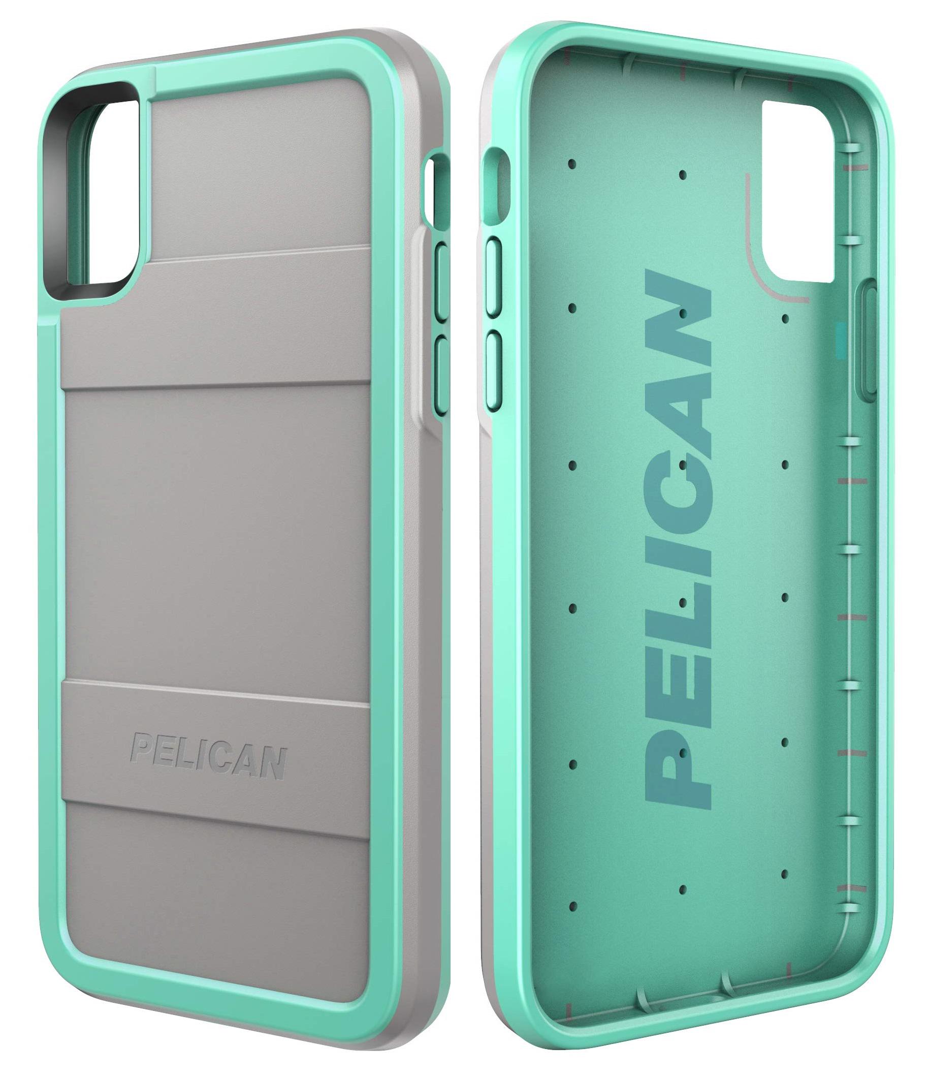 Чехол противоударный милитари Pelican Protector для iPhone X/XS (5.8") Grey