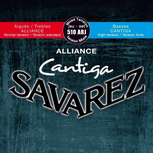 Струны для классической гитары Savarez Alliance Cantiga 510ARJ Mixed Tension (116546)