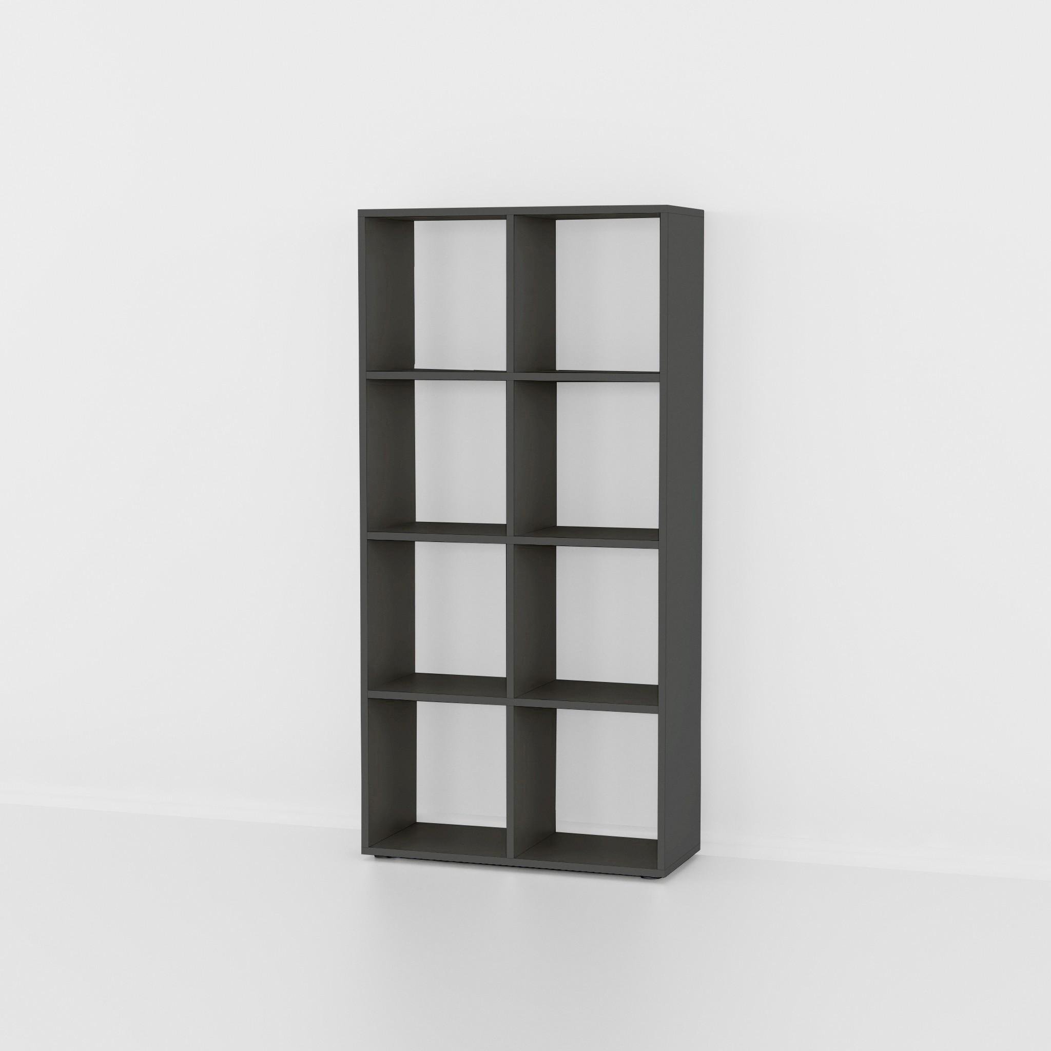 Стелаж для книг та декору на 8 комірок GP-17 720х230х1430 мм Антрацит - фото 3