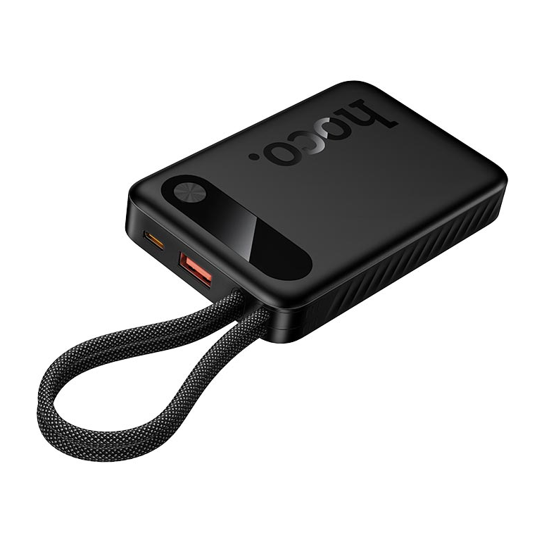 Внешний аккумулятор Hoco Edge PD с двумя кабелями J171 10000mAh 1USB/1Type-C/22/5W/3A/PD/QC (24515)