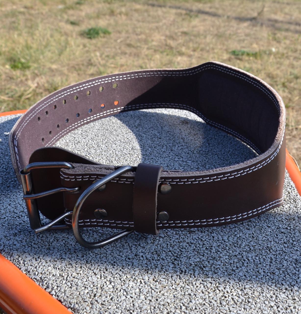 Пояс для тяжелой атлетики кожаный MadMax MFB-246 Full leather Chocolate L Brown (A-012693) - фото 10 Пояс для тяжелой атлетики кожаный MadMax MFB-246 Full leather Chocolate L Brown (A-012693) - фото 10