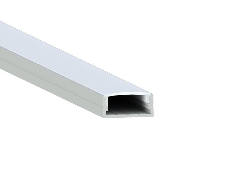 Профиль алюминиевый для светодиодной ленты LEDUA АЛ-15 анодированный накладной 3 м (5033)