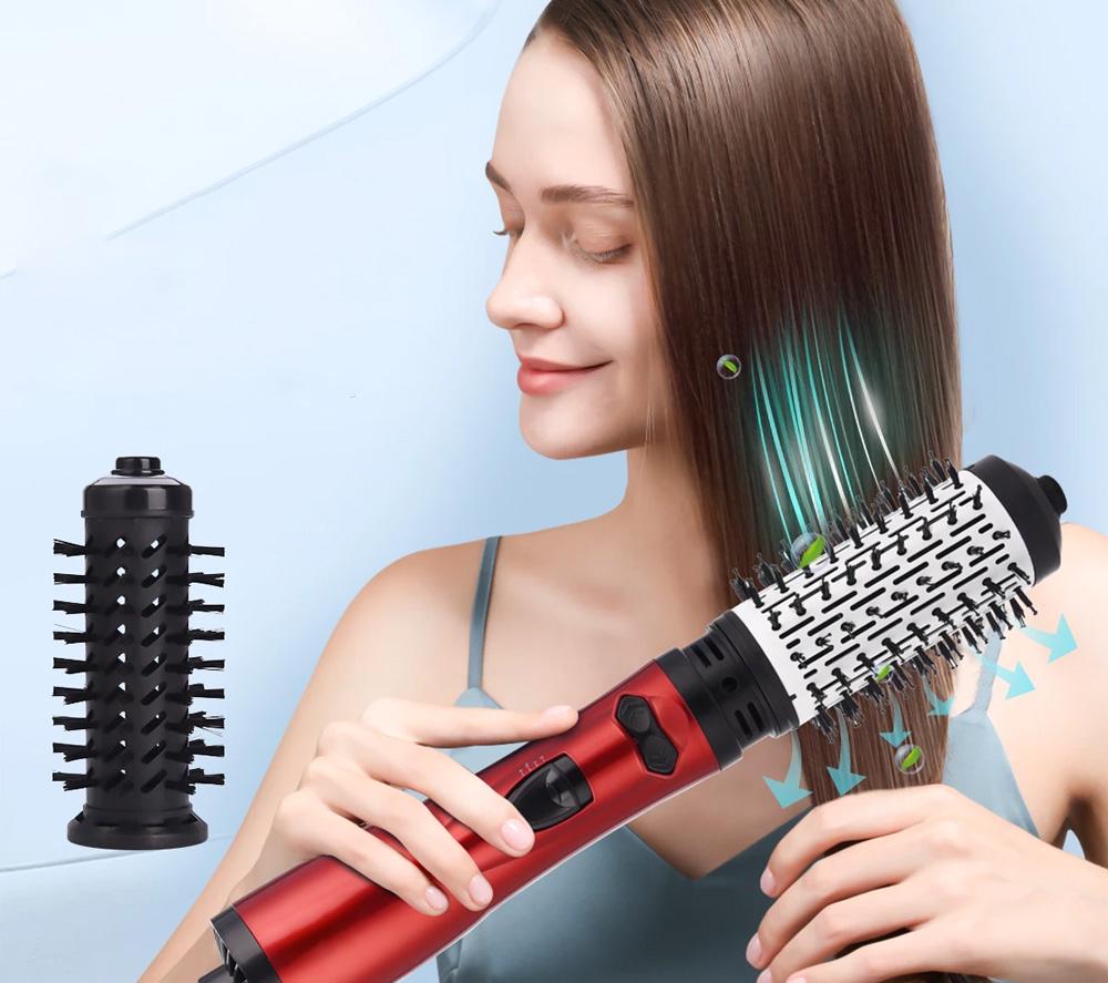 Фен щетка браш для укладки волос 800 Вт, Gemei GM 4829 (L) - фото 3 Фен щетка браш для укладки волос 800 Вт, Gemei GM 4829 (L) - фото 3