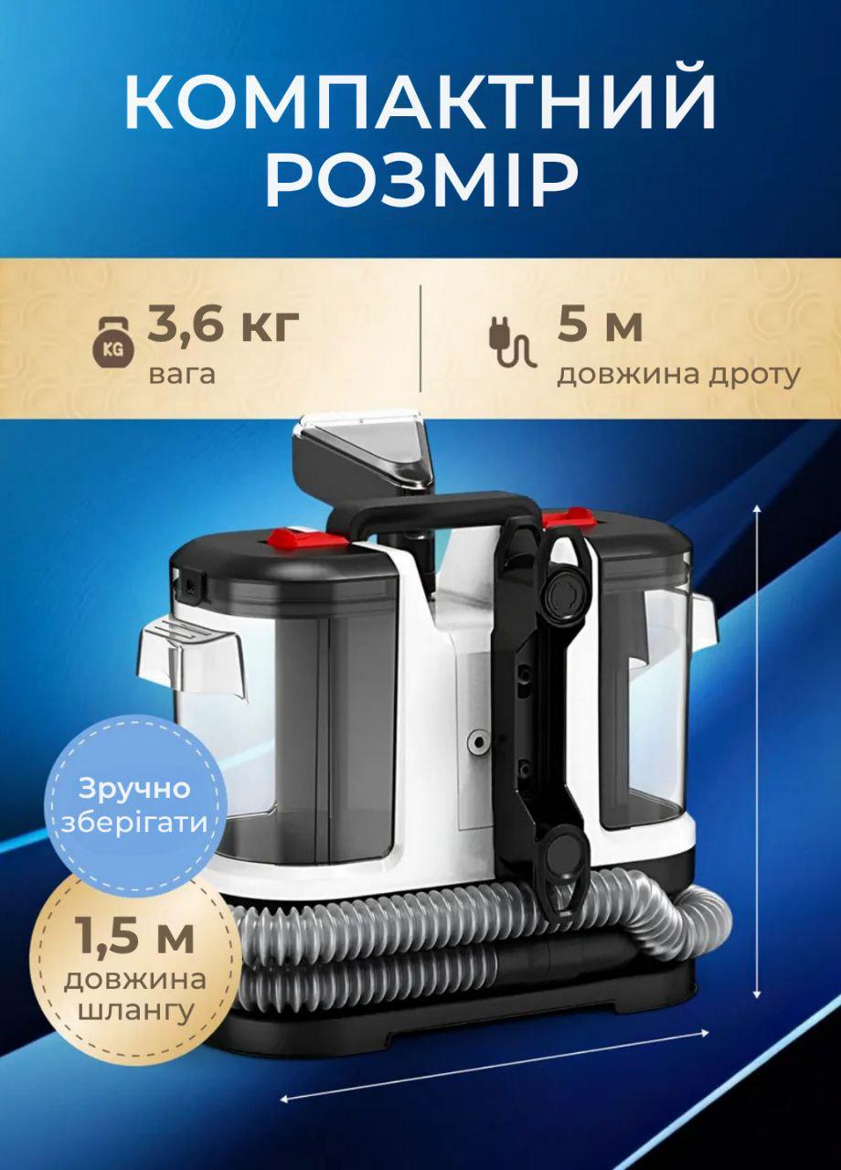 Пилосос миючий VACW002white для виведення плям для килимів/текстилю/меблів/автомобіля (400982) - фото 4 Пилосос миючий VACW002white для виведення плям для килимів/текстилю/меблів/автомобіля (400982) - фото 4