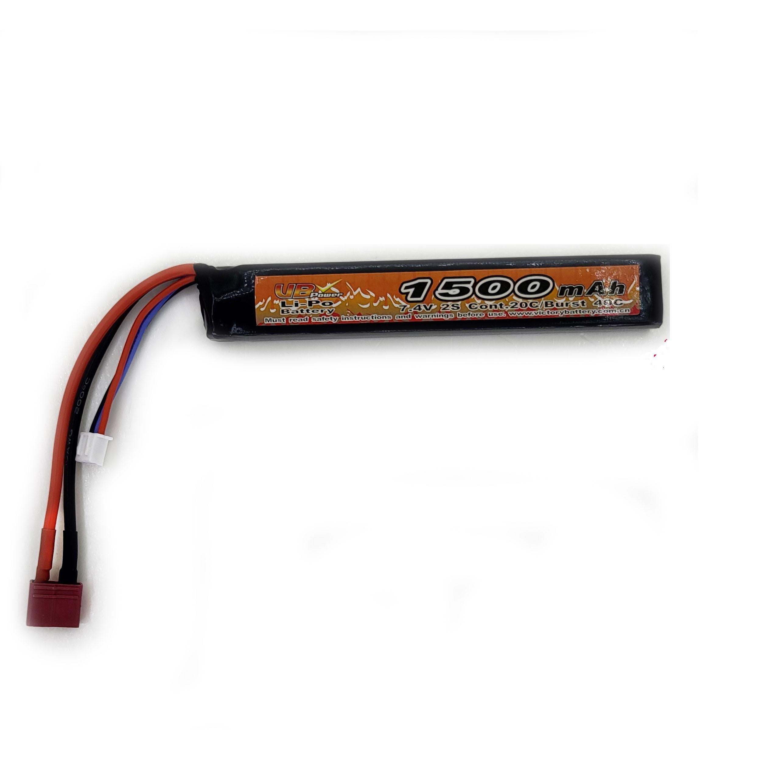 Аккумулятор VBPower LiPo 11.1V 1500 mAh stick 20-40C 122х21х12 мм для страйкбола/Airsoft