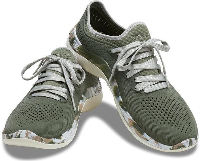 Кросівки чоловічі Crocs Literide 360 Marbled Pacer Army р. 45-46 Чорний (14061)