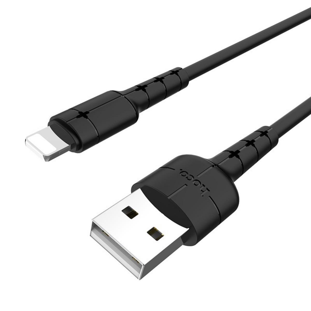 Кабель Hoco X30 Star Charging data cable for Lightning Black