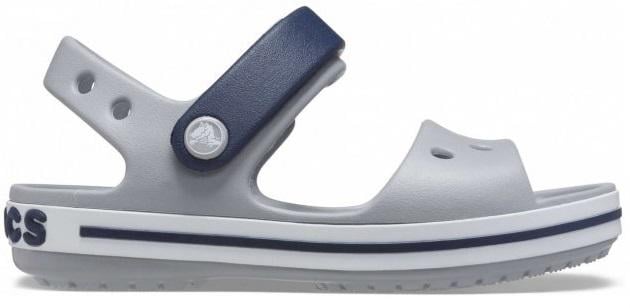 Сандалии детские Crocs Crocband Sandal р. 13/30,5 19,5 см Light Grey/Navy (12856)