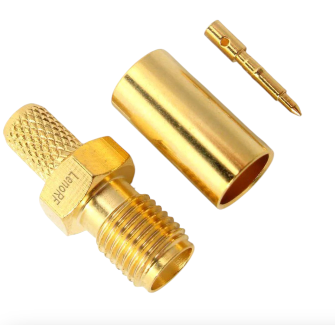 Роз'єм гніздовий високоточний Leno RF RP-SMA для кабелю RG223 1 шт. Золотий (000049089_2) - фото 9 Роз'єм гніздовий високоточний Leno RF RP-SMA для кабелю RG223 1 шт. Золотий (000049089_2) - фото 9