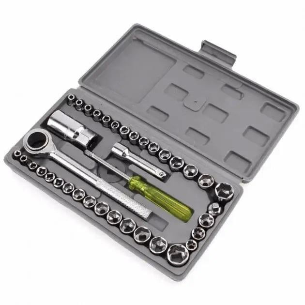 Набор инструментов ремонтировочный Combination Socket универсальный с пластиковым кейсом (2079257714)