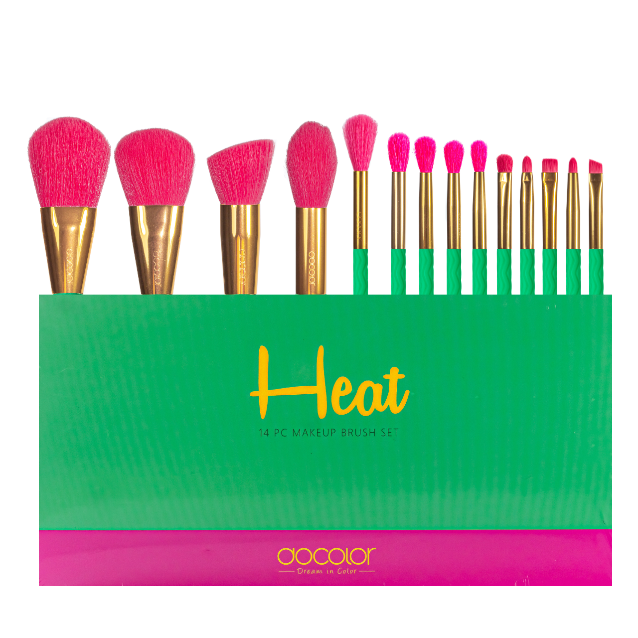 Набор кистей для макияжа Docolor Summer Heat Т1401 14 шт.