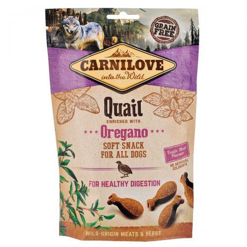 Ласощі Carnilove Dog Semi Moist для собак перепілка та орегано 200 г