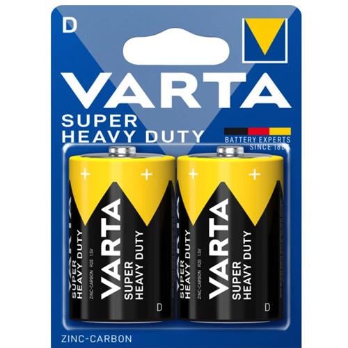 Батарейка Varta Super Heavy Duty D/R20 BLI 2 Батарейка Varta Super Heavy Duty D/R20 BLI 2
