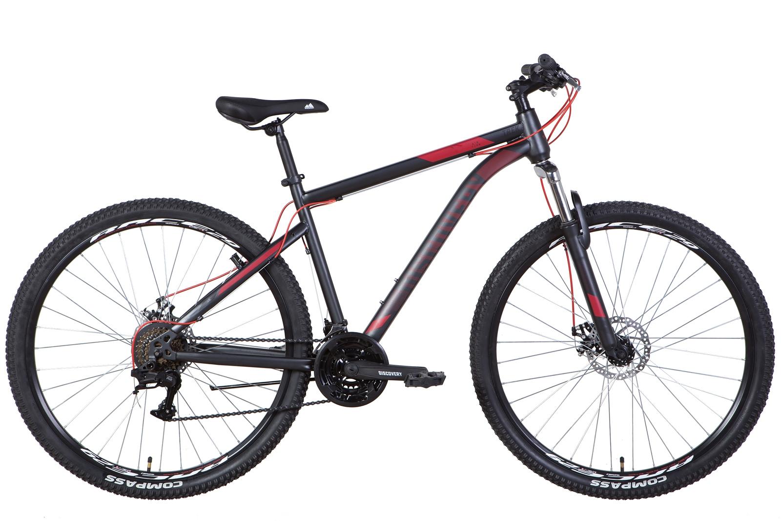 Велосипед Discovery 29" TREK AM DD рама XL 2022 Серо-красный