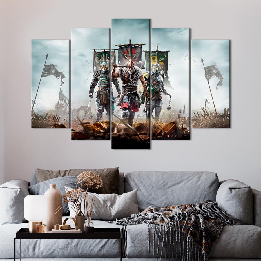 Настенний декор Постер игры For Honor 112x68 см (A146-5)