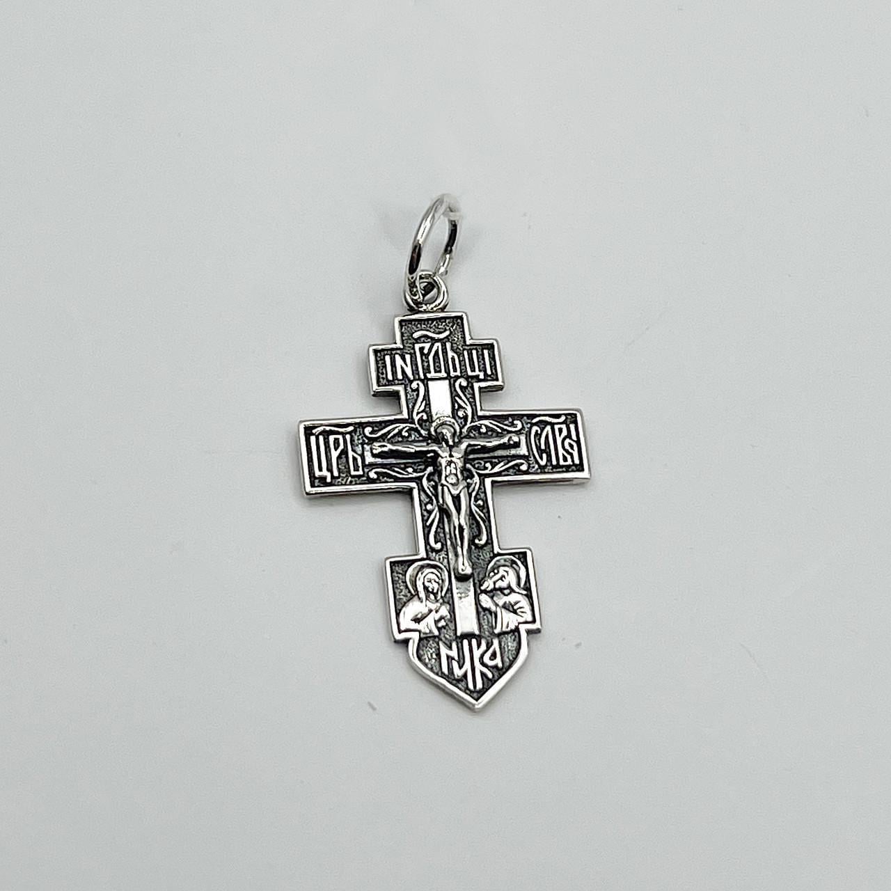 Православный крест серебряный 2,31 г (2533910143)