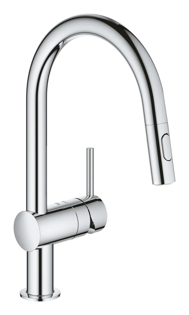 Смеситель для кухни с выдвижным изливом Grohe Minta (32321002) Смеситель для кухни с выдвижным изливом Grohe Minta (32321002)