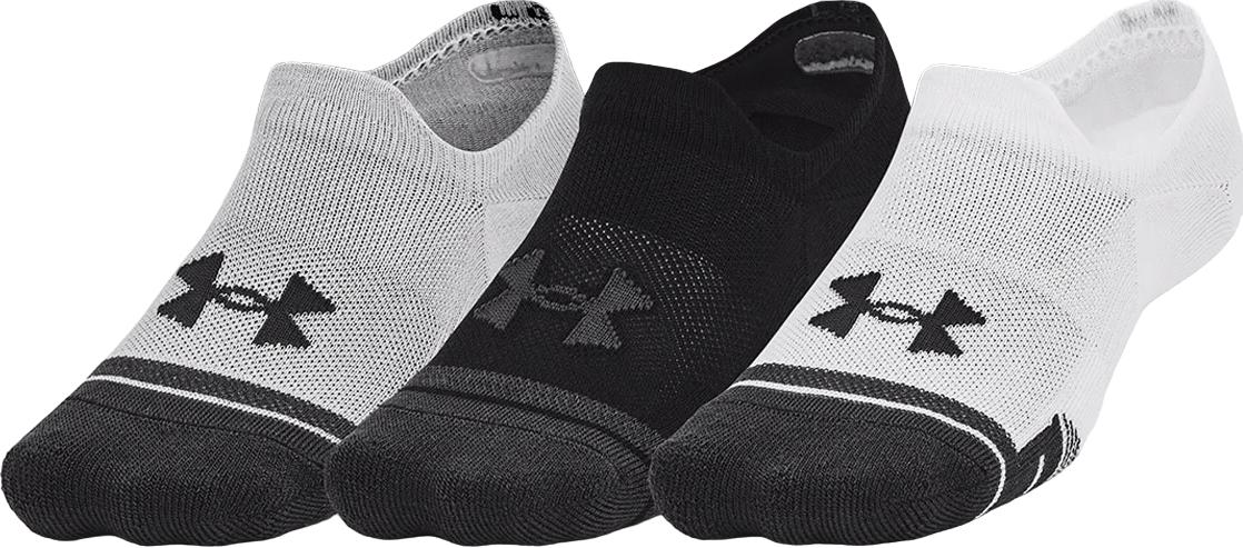 Носки Under Armour PERFORMANCE TECH 3PK ULT 3 пары XL Бело-серо-черный (1379502-011)