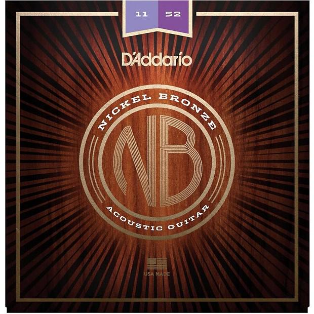 Струны DAddario NB1152 Nickel Bronze 11-52 Custom Light (530)