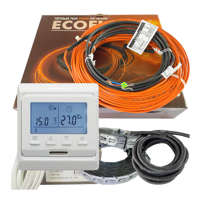 Комплект теплого пола Fenix ADSV 18 1,9-3 м2 320 Вт с Wi-Fi термостатом E51 (2000174) Комплект теплого пола Fenix ADSV 18 1,9-3 м2 320 Вт с Wi-Fi термостатом E51 (2000174)