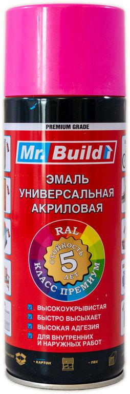 Фарба емалева Mr. Build акрилова 400 мл 4003 Рожевий (000027506) - фото 1 Фарба емалева Mr. Build акрилова 400 мл 4003 Рожевий (000027506) - фото 1