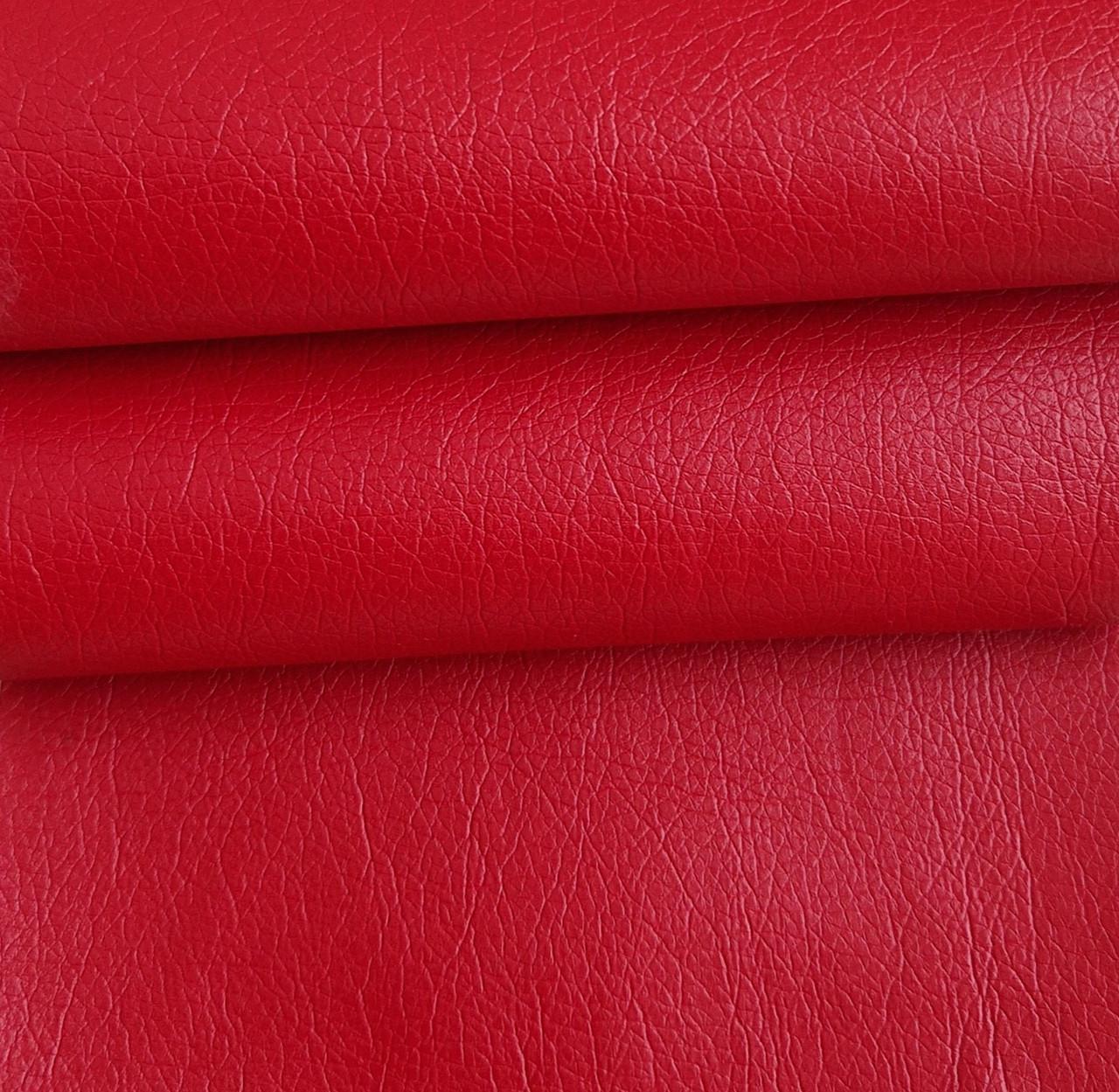Кожзаменитель мебельный обивочный с подкладкой 140 см Красный (25685451)