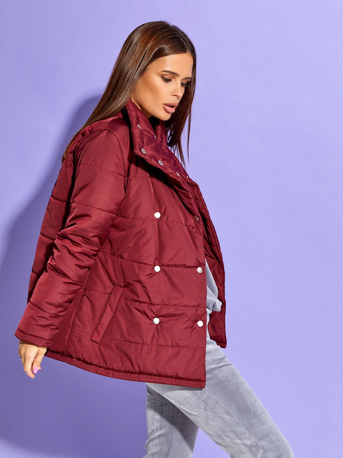 Куртка ISSA PLUS L Бордовий (SA-311) - фото 2