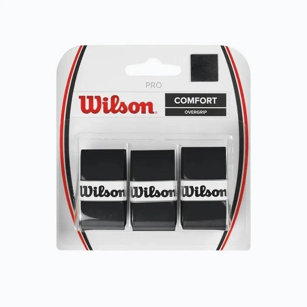 Обмотка Wilson pro overgrip 3 pack Black (WRZ4014)