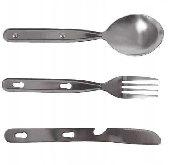 Набір столових приладів Mil-tec із нержавіючої сталі (14622700)