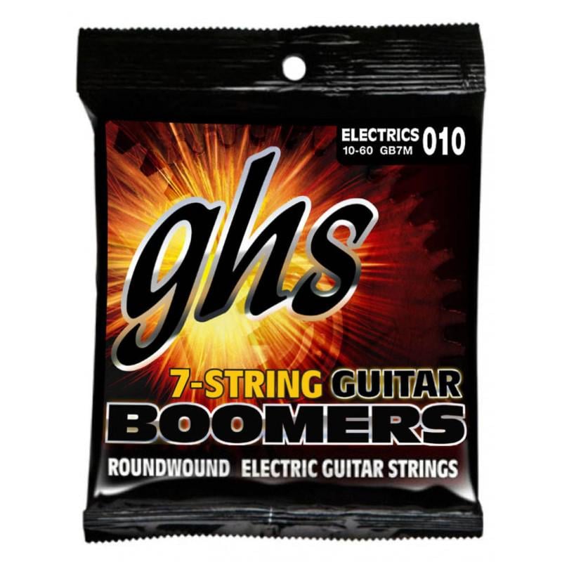 Струны для электрогитары GHS Boomers GB7M 10-60 7-string (758)