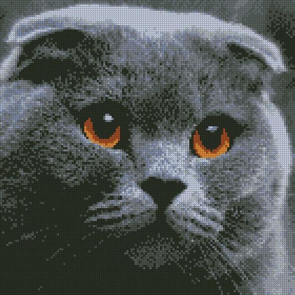 Алмазная мозаика Идейка Домашний любимец 40х40 см (AMO7003-mt)