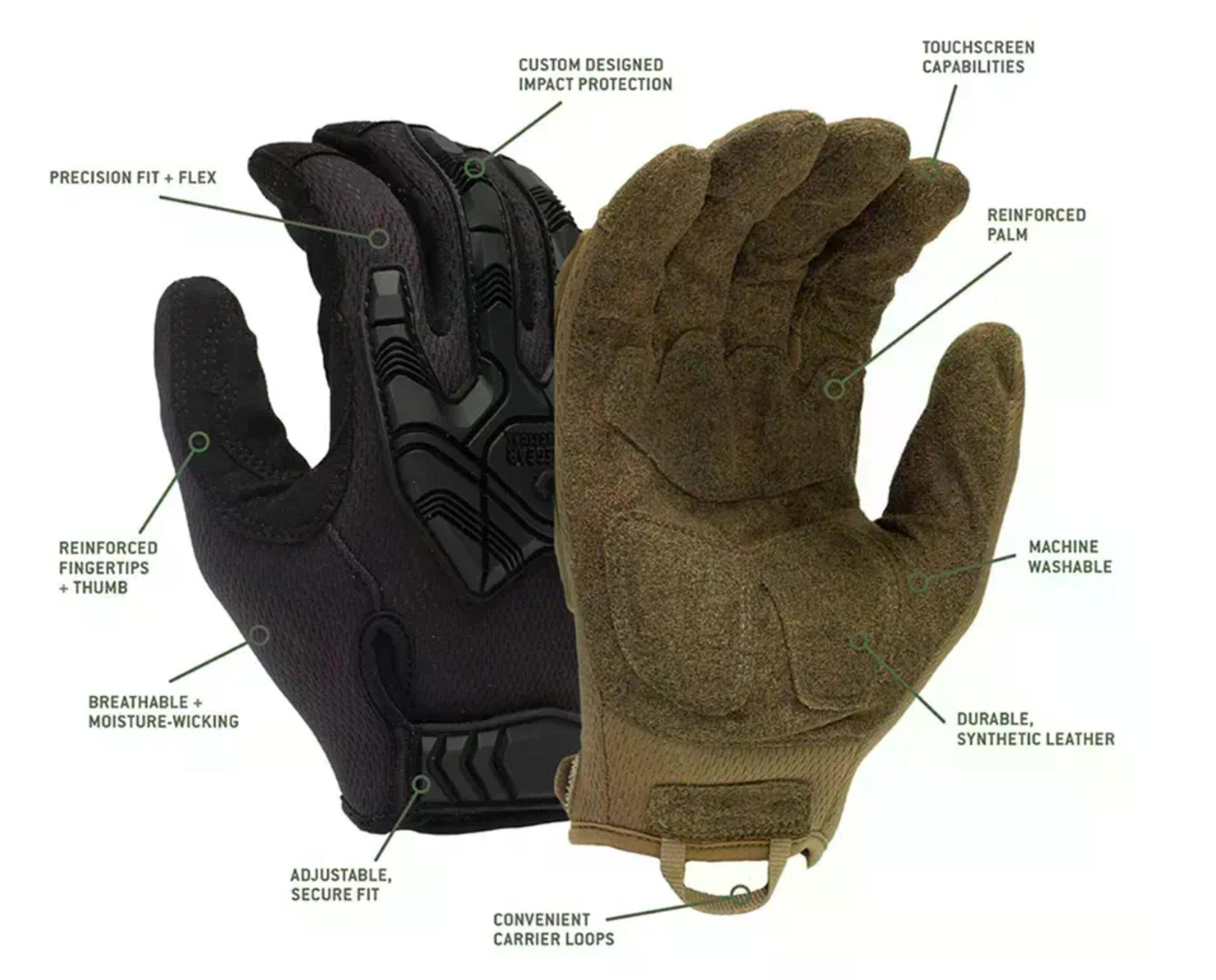 Перчатки противоударные военные Venture Gear VGTG40 Heavy-Duty синтетическая кожа/полиэстер M Coyote (626874) - фото 7 Перчатки противоударные военные Venture Gear VGTG40 Heavy-Duty синтетическая кожа/полиэстер M Coyote (626874) - фото 7