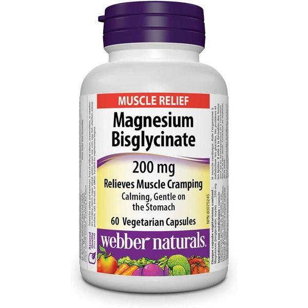 Бисглицинат магния Webber Naturals Magnesium Bisglycinate 200 mg 60 caps Бисглицинат магния Webber Naturals Magnesium Bisglycinate 200 mg 60 caps