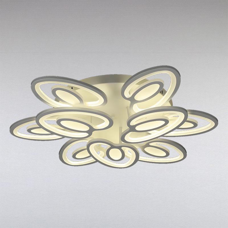 Люстра потолочная LED Light House LS-13171-6+3 WH светодиодная с пультом Белый