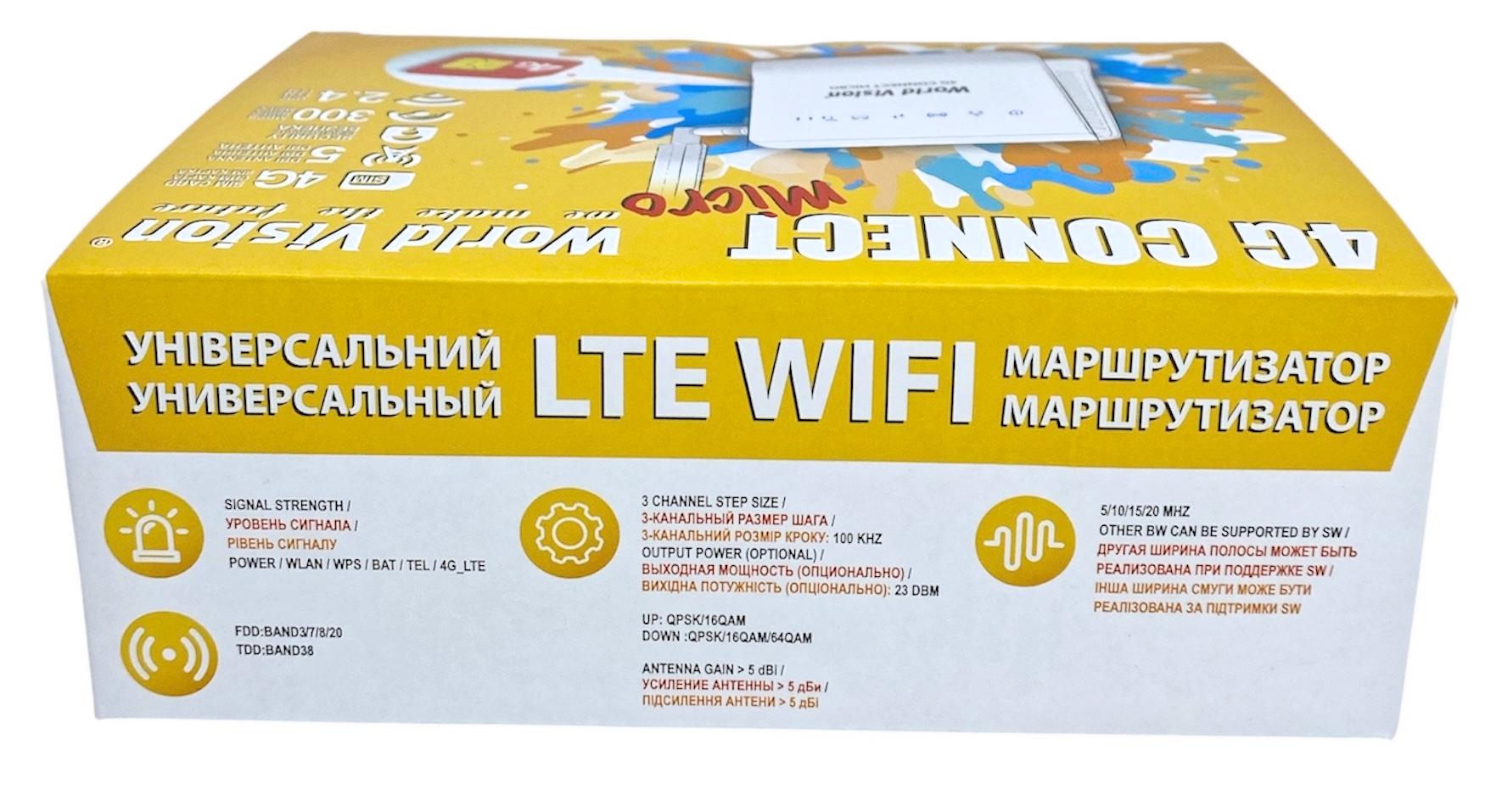 Роутер 3G/4G World Vision Connect мікрослот для сім карти вихід під антену 150 Мбіт/с (28282182) - фото 9 Роутер 3G/4G World Vision Connect мікрослот для сім карти вихід під антену 150 Мбіт/с (28282182) - фото 9