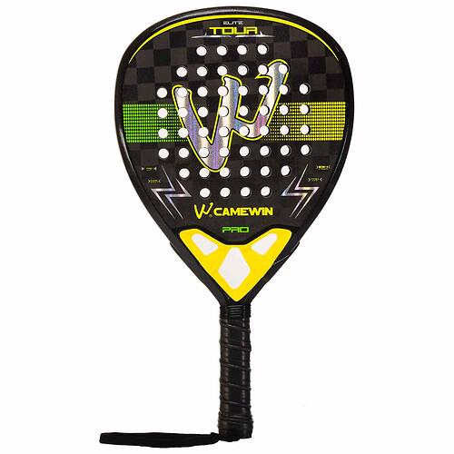 Набір для падел тенісу CAMEWIN PRO BT-6530 1 ракетка/1 м’яч в чохлі Жовто-чорний (31773317)